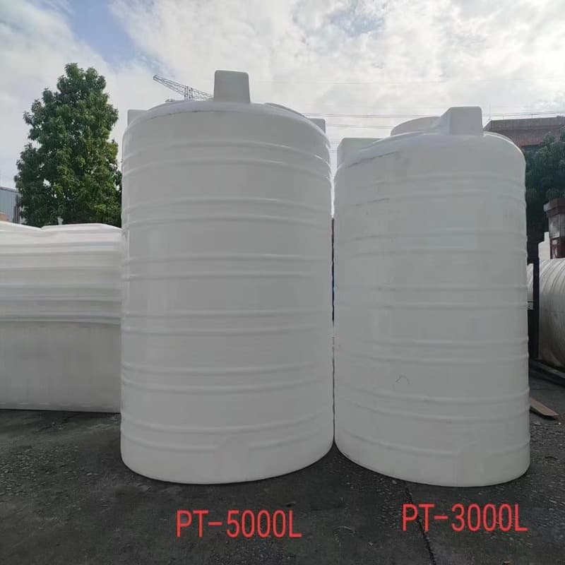 Thickened 5T Water Storage Tank, Construction Site Acid and Alkali Resistant Anti-Sun Exposure Water Reducer Storage Tank, 10T 20T Plastic Bucket Water Tank