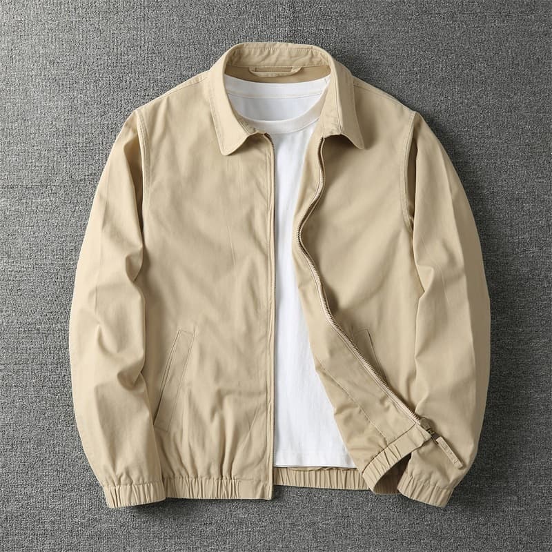 2026 Spring and Autumn Jacket Men's Casual Washed and Distressed Retro Versatile Long Sleeve Men's Trendy Fashion Jacket Foreign Trade