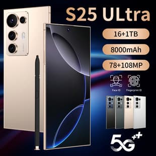 Cross-border S25 Ultra Smartphone for Foreign Trade, 7.1-inch Large Screen Android 5G Smartphone, Global Band, Original Factory