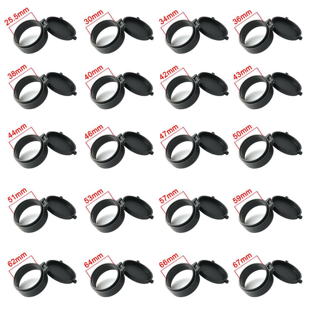 Matte Elastic Cover Scope Lens Cap Dustproof Telescope Protective Cover Instrument Optical Equipment Accessories