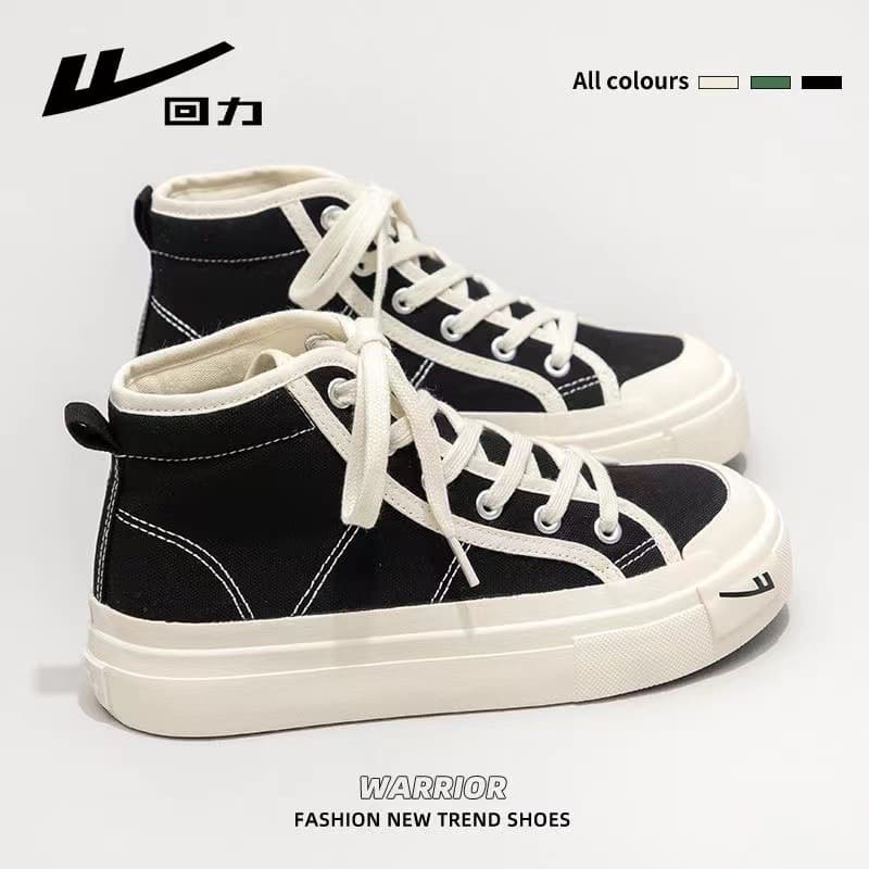 Domestic High-Top Canvas Shoes for Women 2023 New Autumn Casual Sneakers Ins Fashion Versatile Skate Shoes