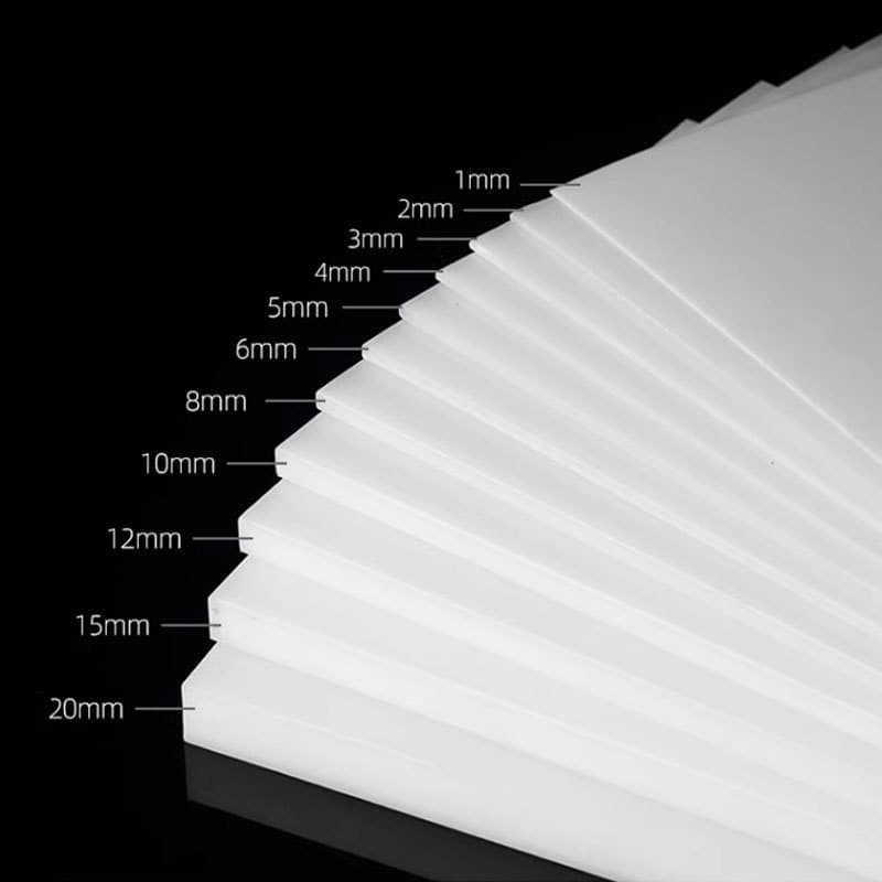 PP sheet corrosion-resistant acid and alkali resistant plastic sheet polypropylene PP sheet pork cutting board wear-resistant board food-grade acid and alkali resistant PP sheet