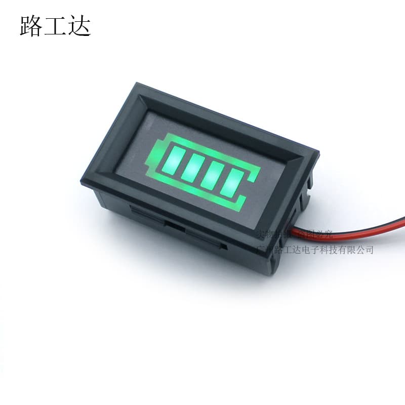Electricity Quantity Display Meter Electric Battery Power Indicator Vehicle Electric Meter Bike Motorcycle Battery Tester