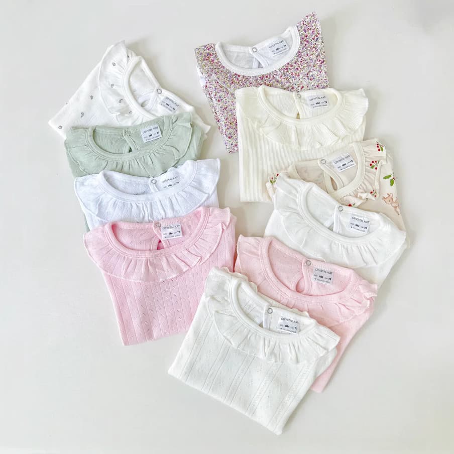 Baby Girl Lace Collar Bodysuit Baby Girl Jumpsuits