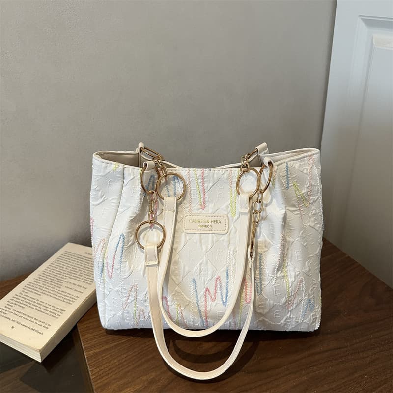 2026 New Trendy Commuter Large Capacity Tote Bag Shoulder Bag Stylish Summer Casual Fashion Tote Bag