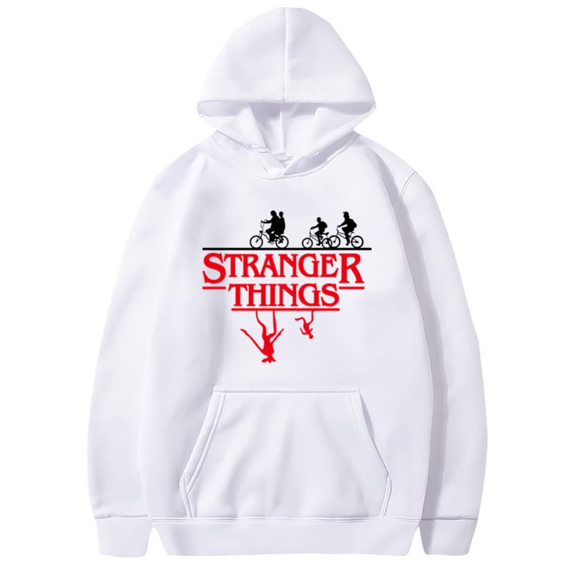 2022 Cross-border Stranger Things Printed Hoodie Fleece Jacket Sweatshirt