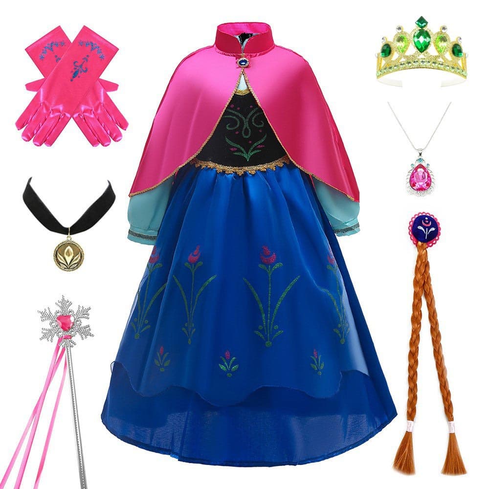 Frozen children's clothing Anna princess dress dress performance dress Frozen Anna princess dress ANAN dress