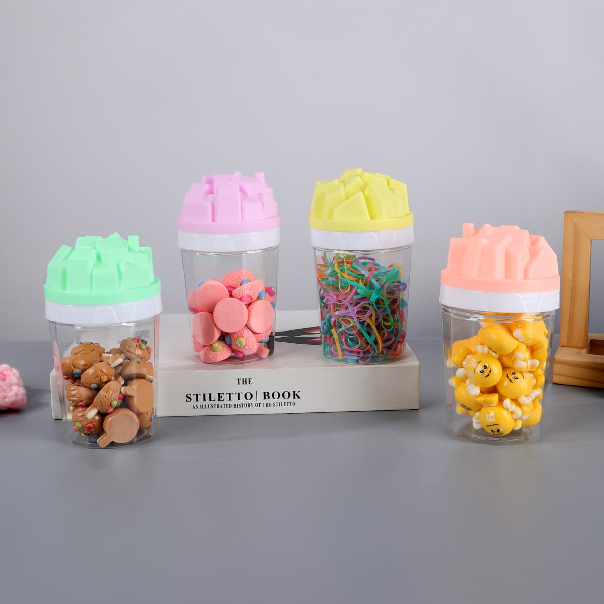 Cross-border Creative Water Cup Candy Box Transparent Plastic Candy Cup Wedding Favor Box Souvenir Return Gift Box