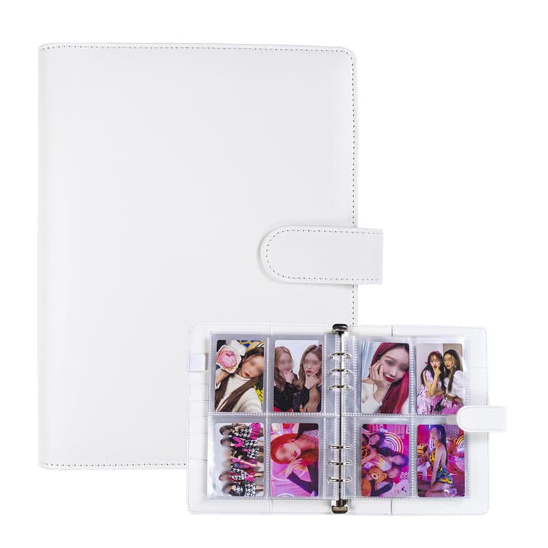 Macaron Photo Album for 3/5/7-Inch Polaroid and Star Photos with Loose-Leaf Design