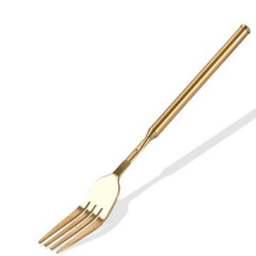 Creative retractable tableware, stainless steel barbecue dinner fork, retractable barbecue fork, portable telescopic fork, spoon and knife