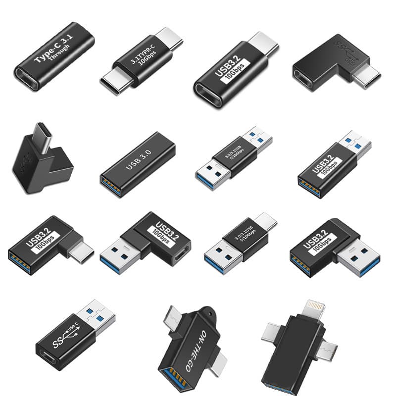 Cross-border Supply TYPE-C Male to Female Adapter USB 3.0 to Type-C 3.1 OTG Adapter Various Adapters