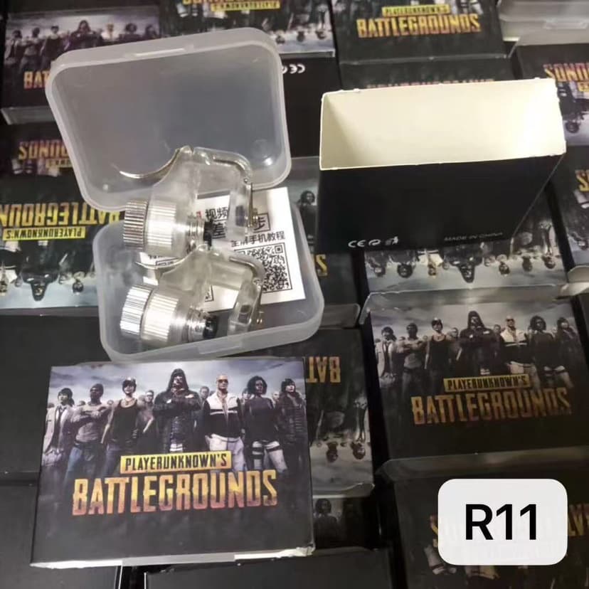 R11 Game Controller PUBG Gaming Trigger Mechanical Buttons Universal Multi-Functional Physical Game Assist for Mobile Phones Cross-Border