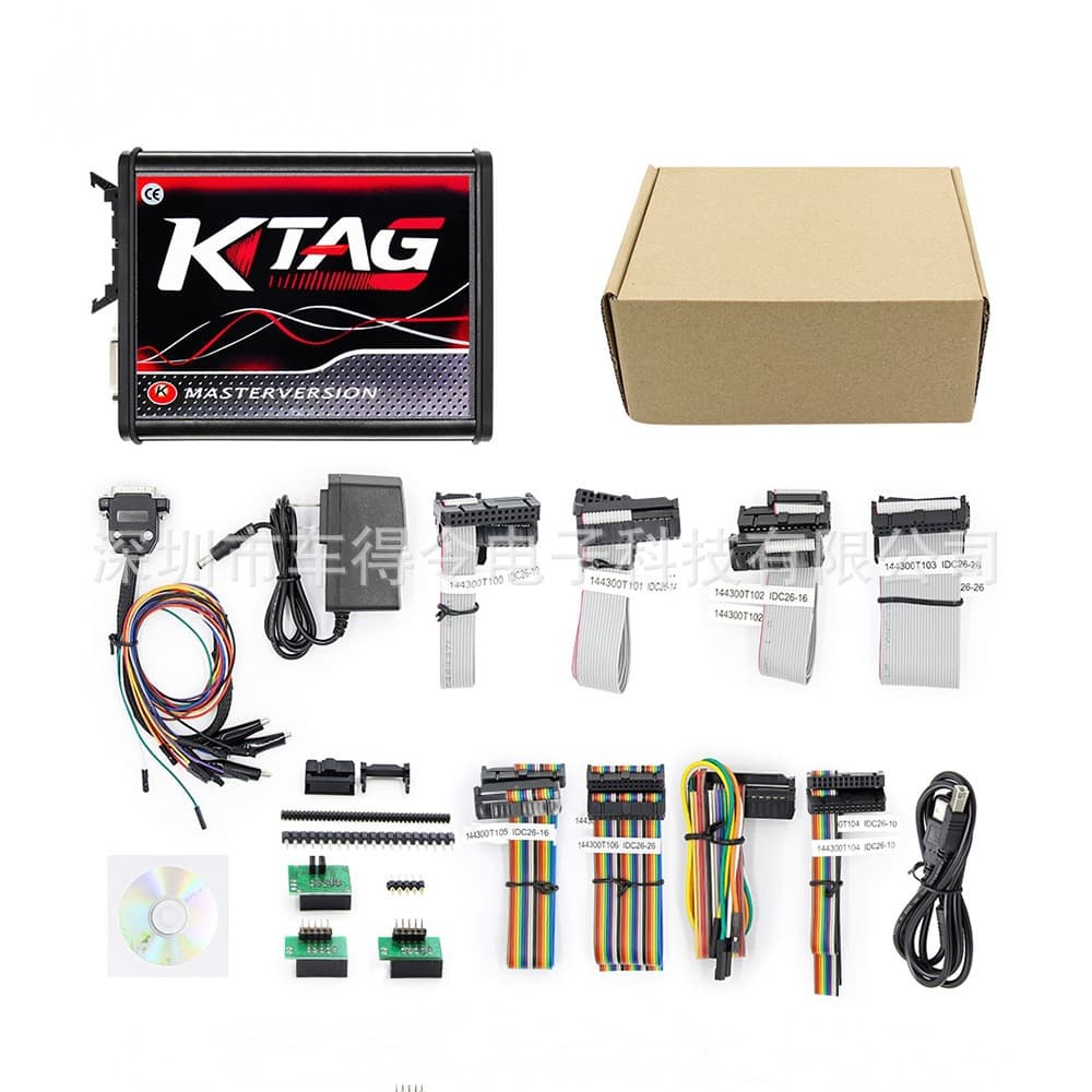 Cross-border wholesale KTAG Master ECU Programmer v7.020, internet-connected, unlimited points.