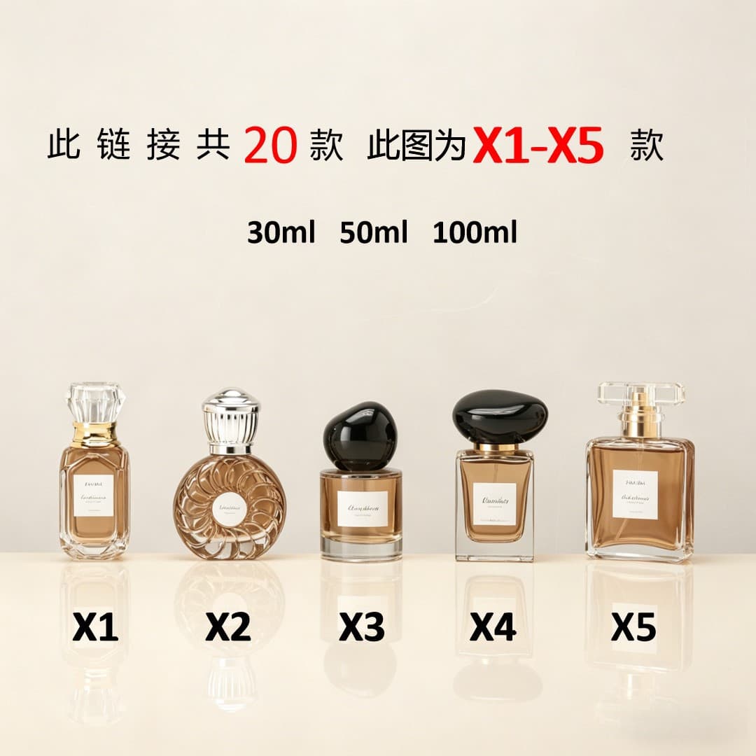 Hot New Style Xuzhou Wholesale Stock Glass Perfume Refillable Bottle 30ml 50ml 100ml Empty Bottle