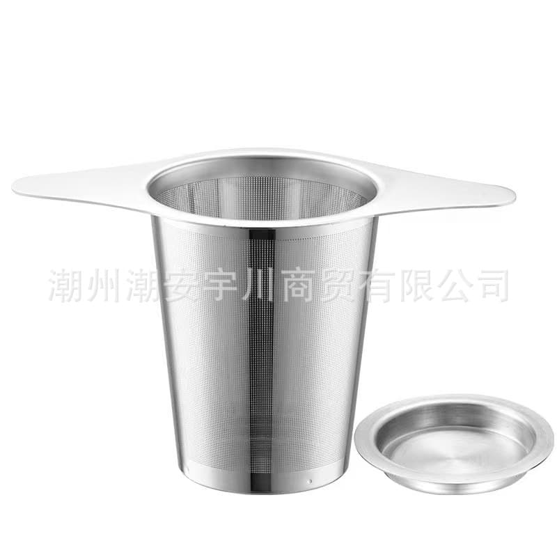 Stainless Steel Tea Infuser 304 Tea Strainer Double-ear Tea Filter Double-handle Tea Infuser Tea Brewing Tool Tea Accessory