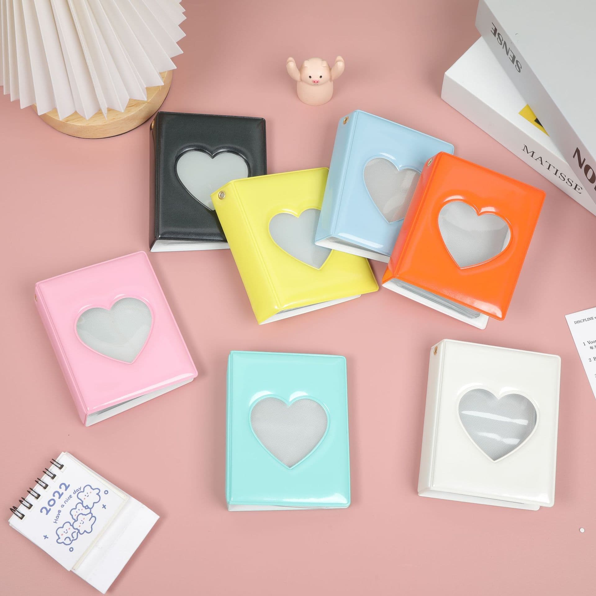 Wholesale Cute Heart-shaped 3-inch Single Slot Polaroid Photo Album for K-pop Idol Photocard Collection