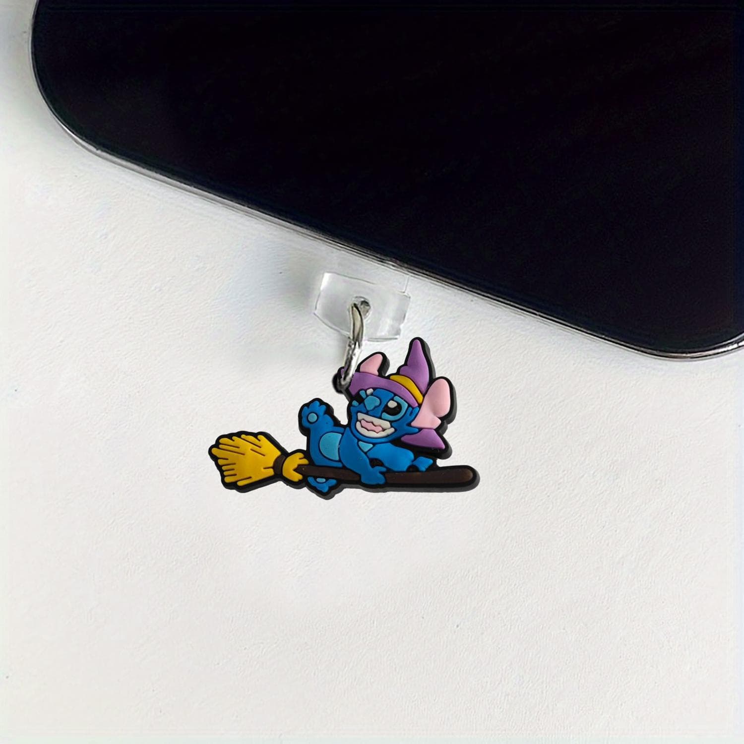 Amazon Lilo & Stitch Stitch 41 Phone Dust Plug Temu PVC Soft Rubber Cute Tail Plug Hanging Decoration