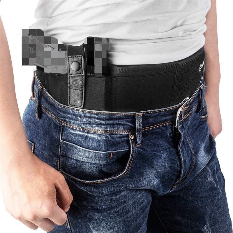 Belly Belt Holster for Men Women, Comfortable to Carry, Breathable Neoprene Belt Belt Holster for Glock 1