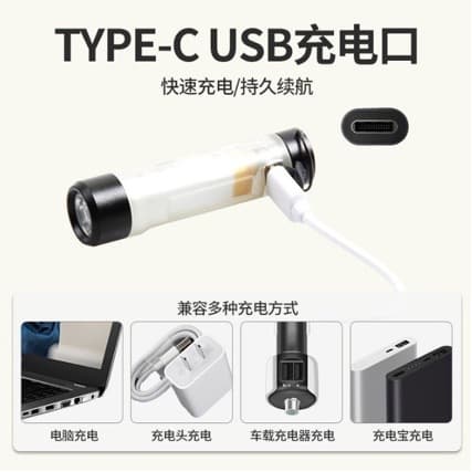 Mini 5050 Small Flashlight with Long Battery Life, Portable Lighting, Multi-Functional, Multi-Level Adjustable Indoor and Outdoor Lighting Flashlight