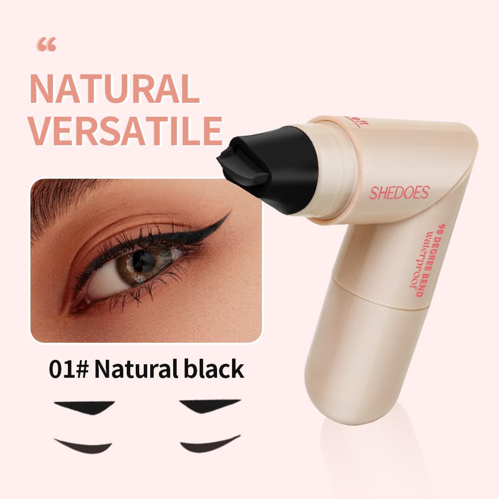 Cross-border Southeast Asia Hot Selling SHEDOES Heart Eyeliner Stamp Waterproof Sweat-proof Long-lasting Bendable Lazy Eyeliner