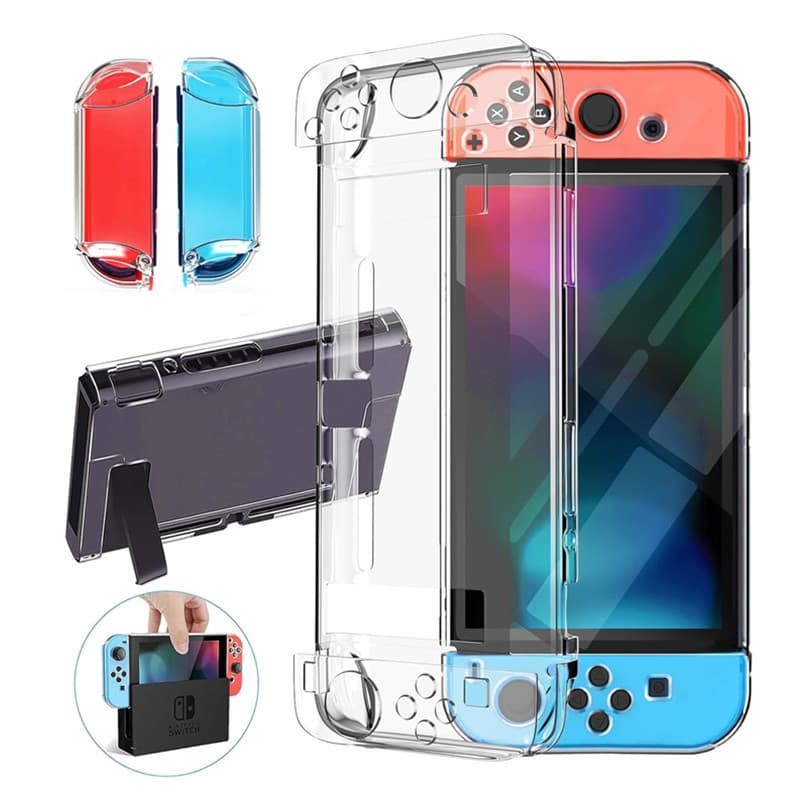 NS switch transparent crystal case protective case PC split protective case switch protective case