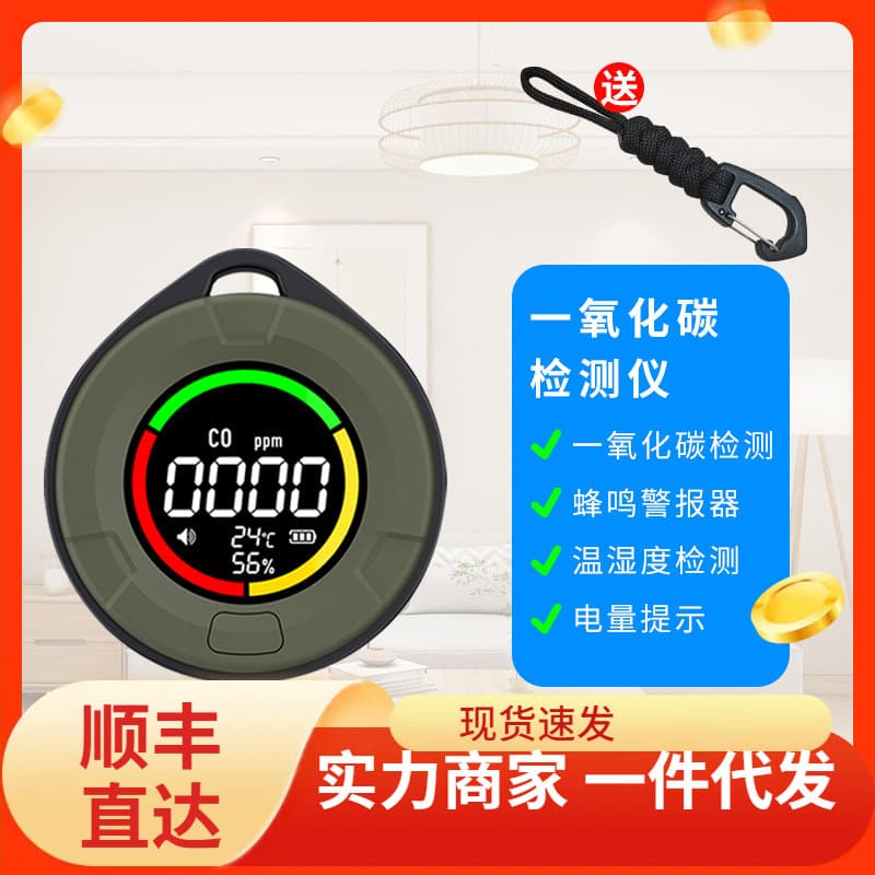 Xiaofei Carbon Monoxide Detector for Outdoor Camping Tents, RVs, and Heating Concentration Detection