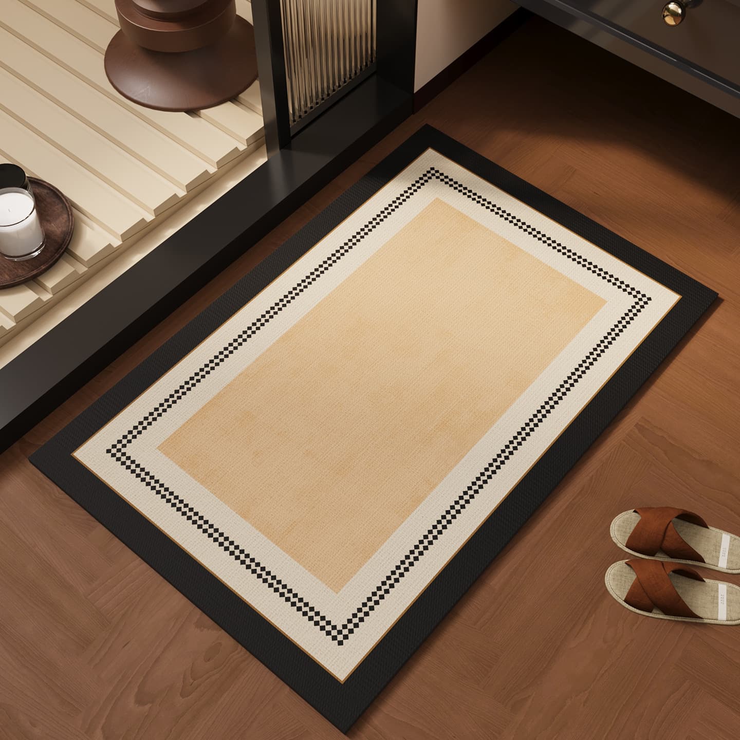Bathroom Water-Absorbent Mat Diatom Mud Toilet Foot Mat, Non-Slip Carpet for Bathroom, Quick-Dry Door Mat