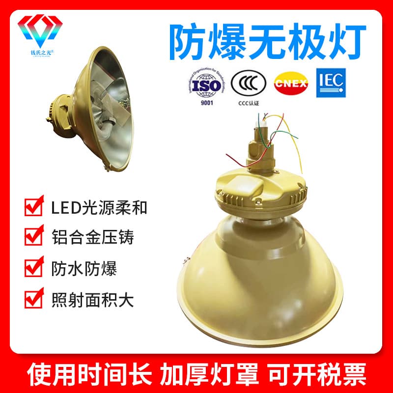 2020 Production Explosion-Proof Induction Lamps 150W-200W Industrial and Mining Lights for Workshops, Coal Mines, Power Plants, Energy-Saving Lamps