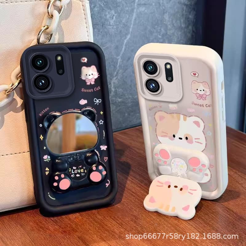 Compatible with iPhone 17 New Premium Style 16 Pro Max Cartoon Cat 15 Phone Case