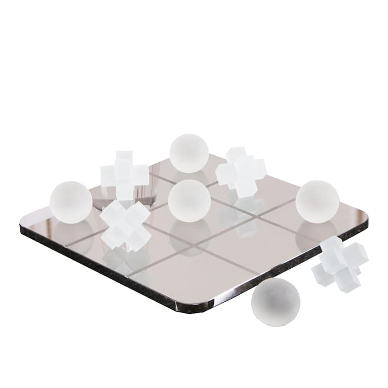 Modern Marble Chessboard Decoration Acrylic Craft Sample Room Sales Office Study Coffee Table Home Decor