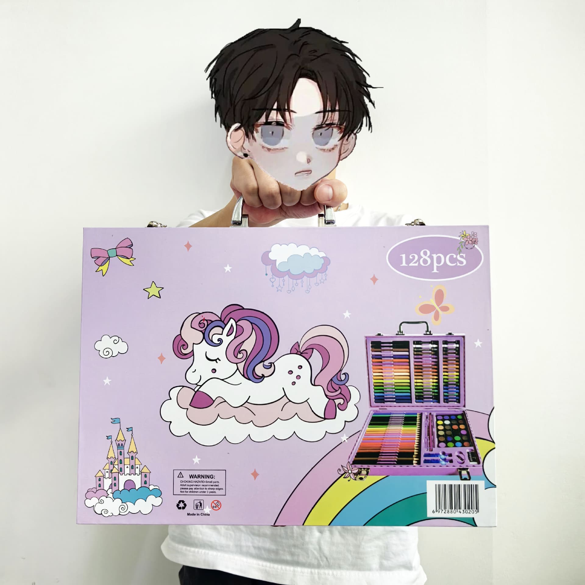 Free Shipping Cartoon Stationery Set for Primary School Students Kindergarten Gift Box Children's Toy Gift Wholesale