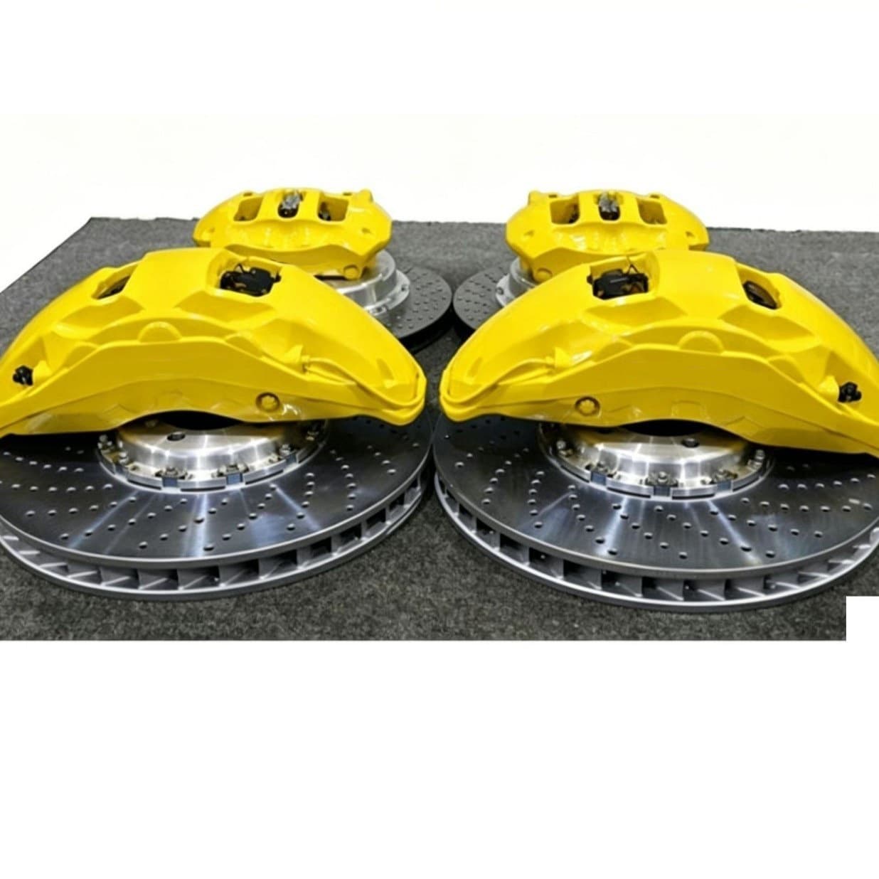 Brembo Brake Calipers Modified to Ap9040 F50 Sixty-Piston Mp18Z Amg Set