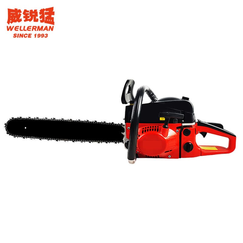 Weirui Meng Gasoline Chainsaw High-Power Logging Saw Household Handheld Tree Cutting Two-Stroke Handheld 5200 Garden Tool