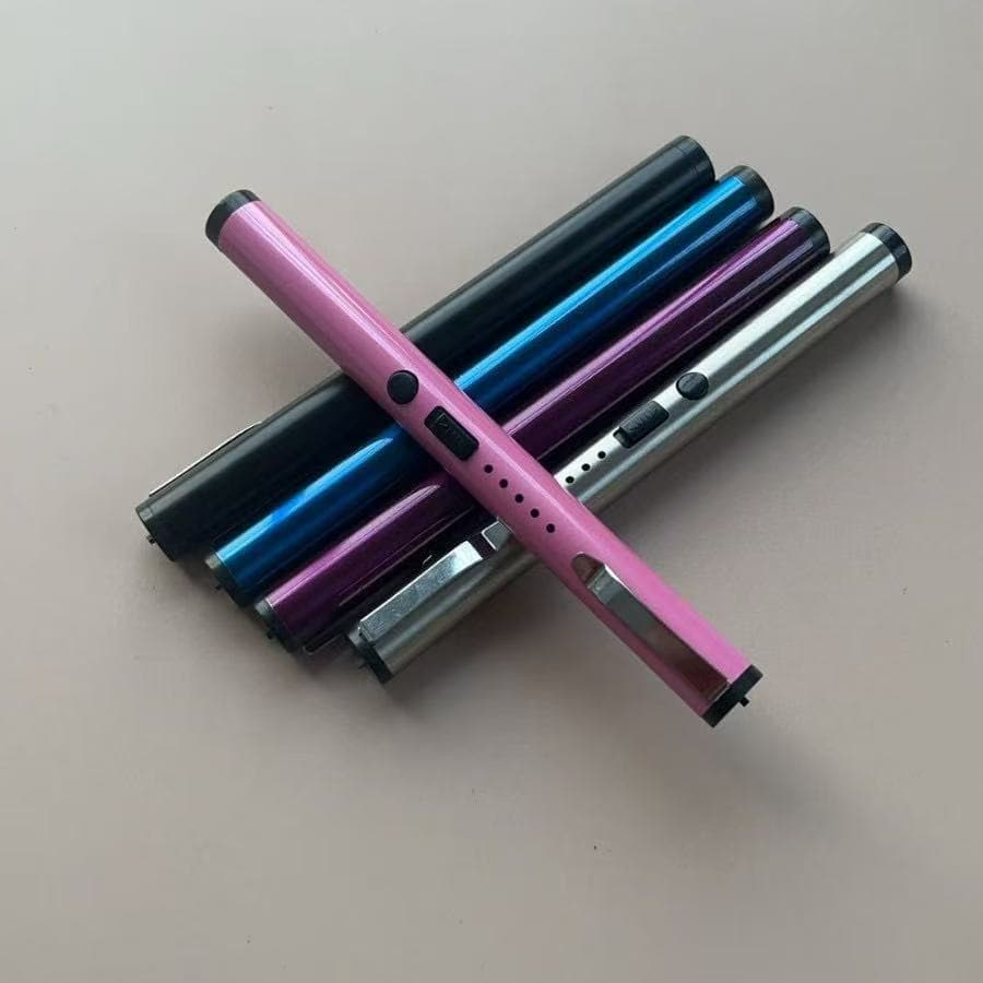 2003 Arc Lighting Ignition Lighter, Self-Defense Gift, USB Rechargeable, Export 1903 Fountain Pen Flashlight High-Intensity Beam