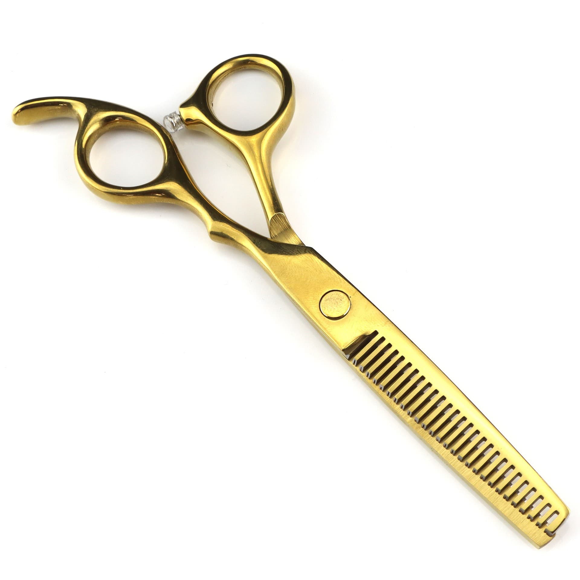6.0 Inch Medium Hairdressing Scissors Barber Scissors Straight Scissors Bang Scissors Thinning Scissors White Screw 6H