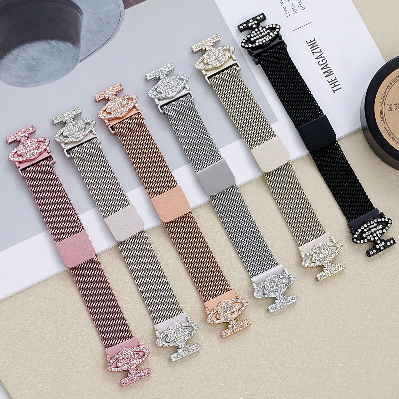 New Model Milanese Stainless Steel Metal Strap Compatible with Apple Watch S11