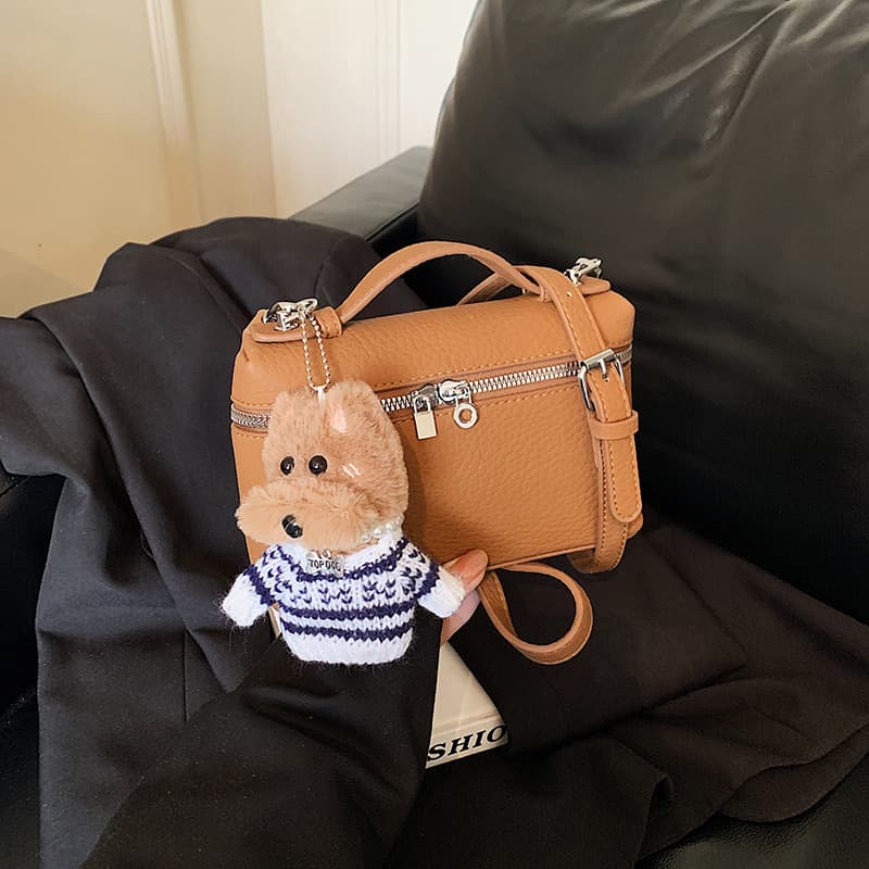 2026 Spring New Casual Simple Crossbody Bag Commuting Small Square Bag Women's Bag Temperament Box Bag Shoulder Bag Women