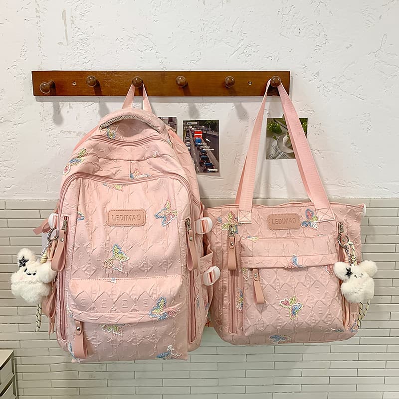 Schoolbags, high-looking, versatile Japanese schoolbags, large-capacity backpacks for junior high school and college students, shoulder bags for classes