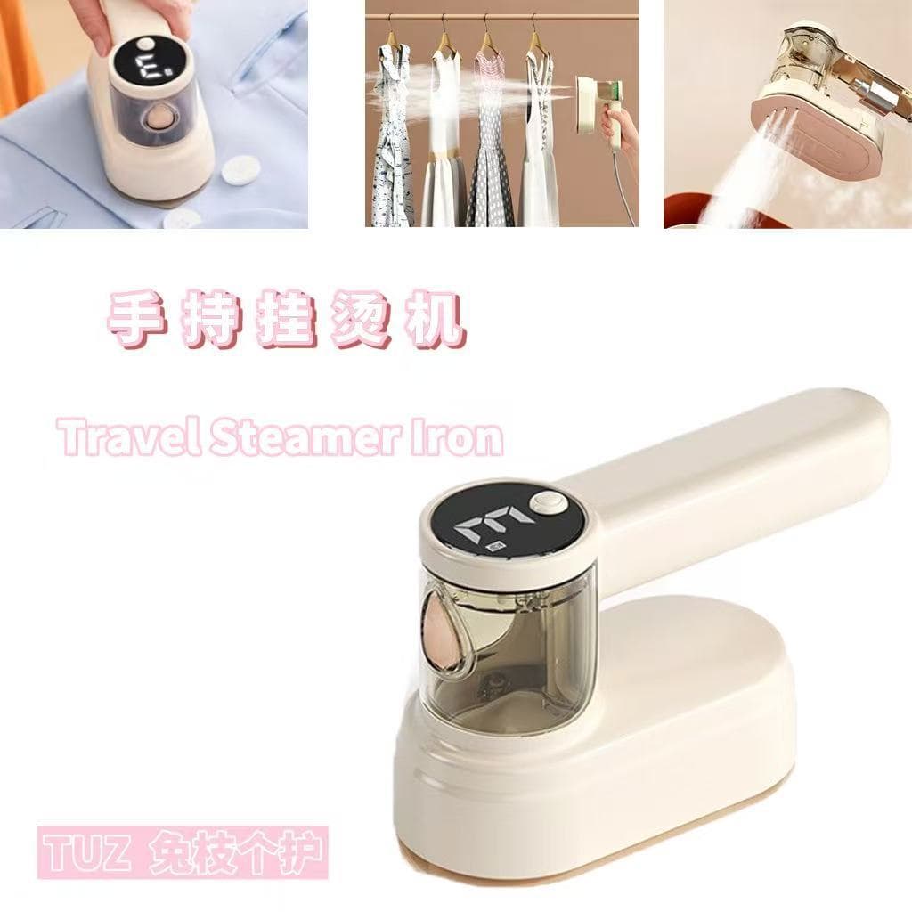Handheld Garment Steamer, Electric Steam Iron for Home Use, Cordless Iron for Clothes