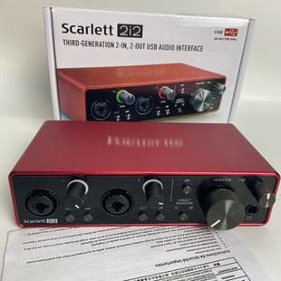 Cross-border dedicated external professional computer sound card, plug-and-play, for live streaming, KTV singing, instrument recording, and music production controller