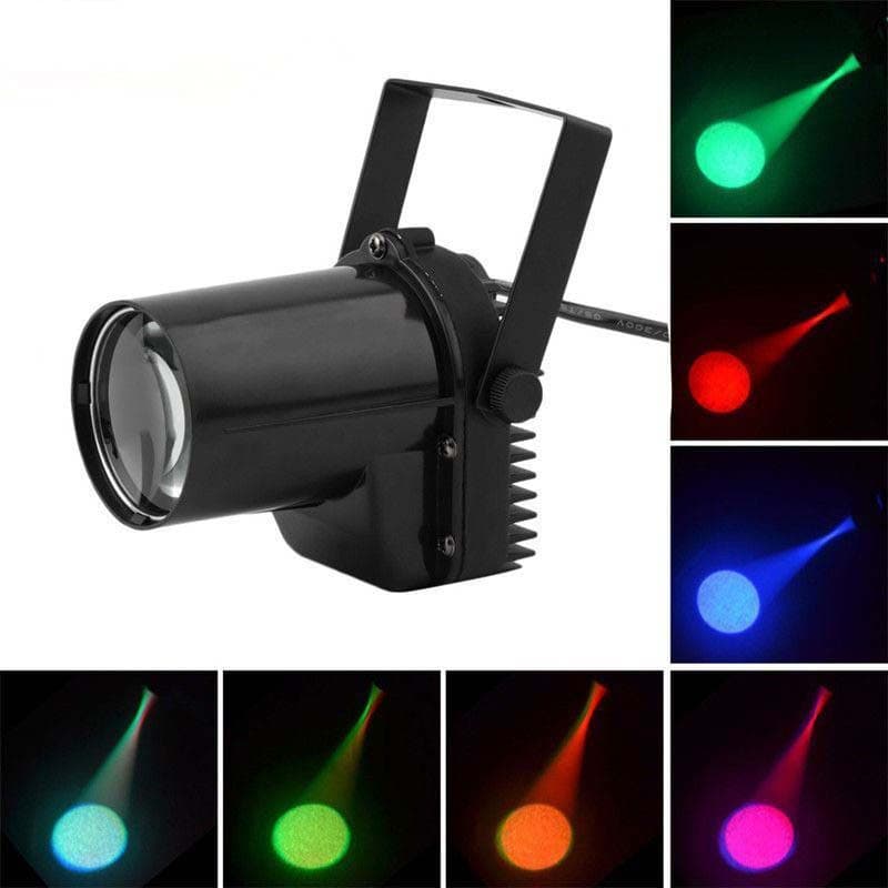 LED Mini Spot Light Rain Light Pure K Light Mirror Ball Light Ring Rain Light Stage Light