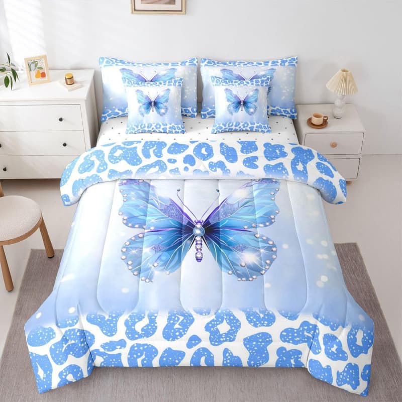 Cross-border trade pink bow quilted printed comforter, plus-size comforter, winter comforter three-piece set wholesale