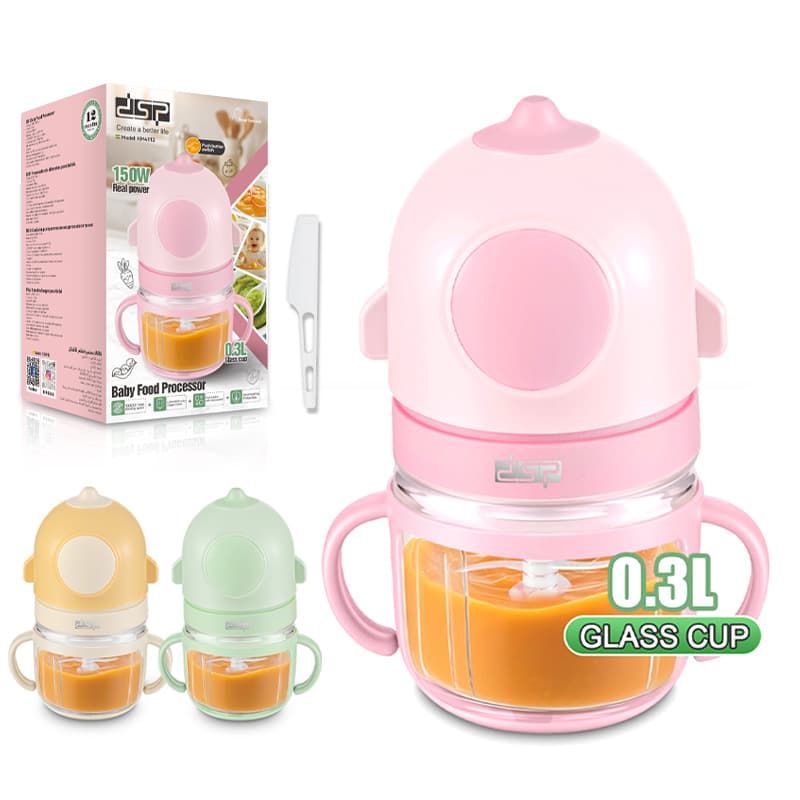 DSP/Dansong Baby Food Processor, Multifunctional Grinding and Handheld Blender KM4112
