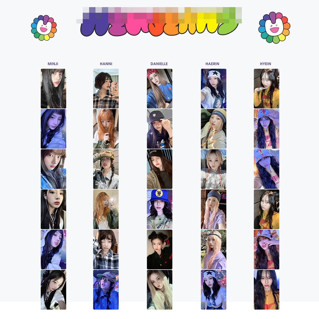 NewJeans Japanese debut album "Supernatural" Weverse version personal photo card