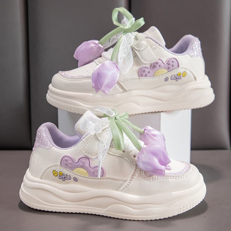 Girls' Low-Top Board Shoes, Autumn New Style, Fashionable Casual Kids Shoes, Soft Sole, Princess Shoes for Girls