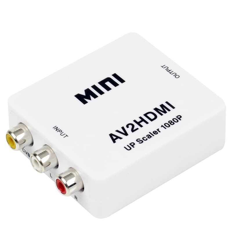 AV to HDMI Converter, DVD Three-Wire Adapter for TV Box, Dance Mat to TV/Monitor HD Cable