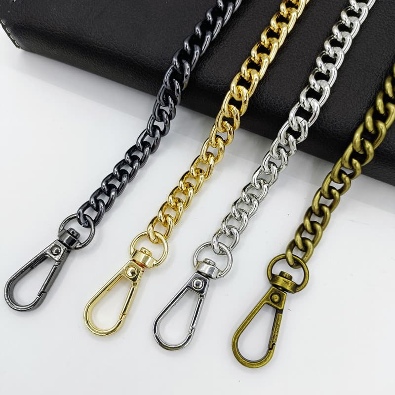 Metal Chain Strap for Bags DIY Weaving Chain Strap Bag Chain Aluminum Chain Bag Accessories