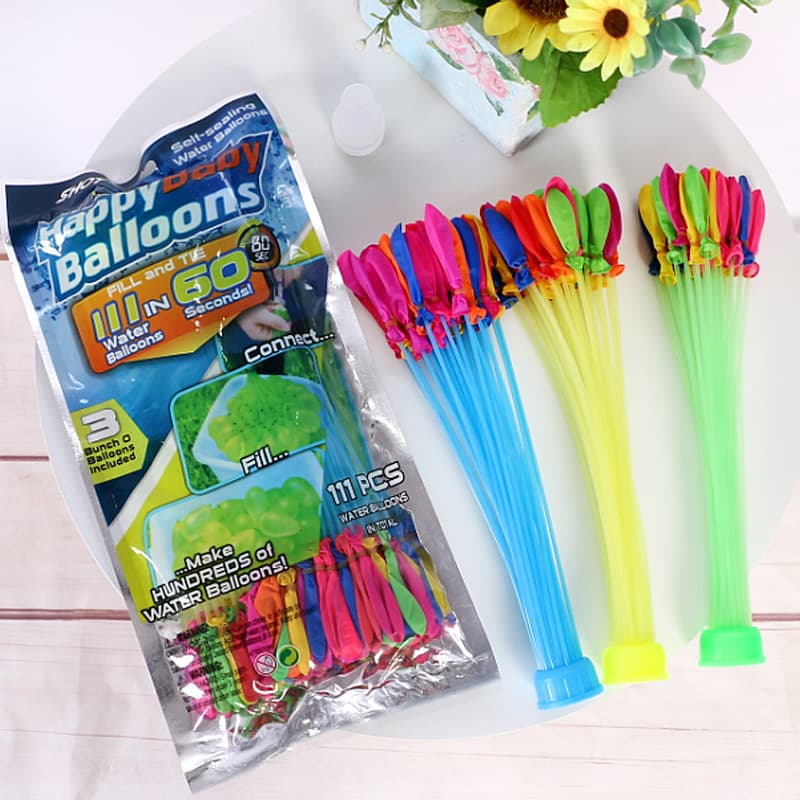 Quick-fill Small Water Balloons Summer Water Fight Toy Gun Balls Mini Size Play Fun Office Culture Balloons