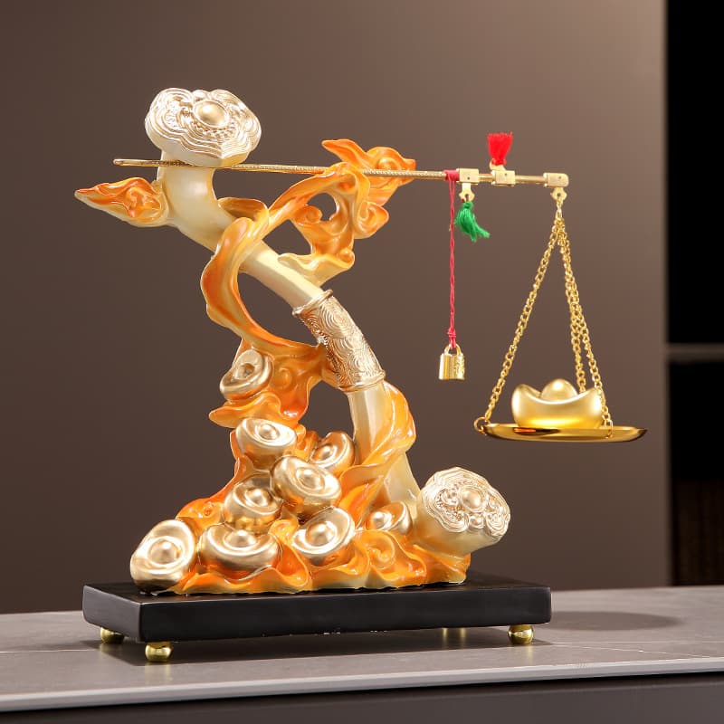 Pei Nali Auspicious Wish Fulfillment New Chinese Style Ornament, Home/Living Room/Bar Cabinet/TV Console Decor