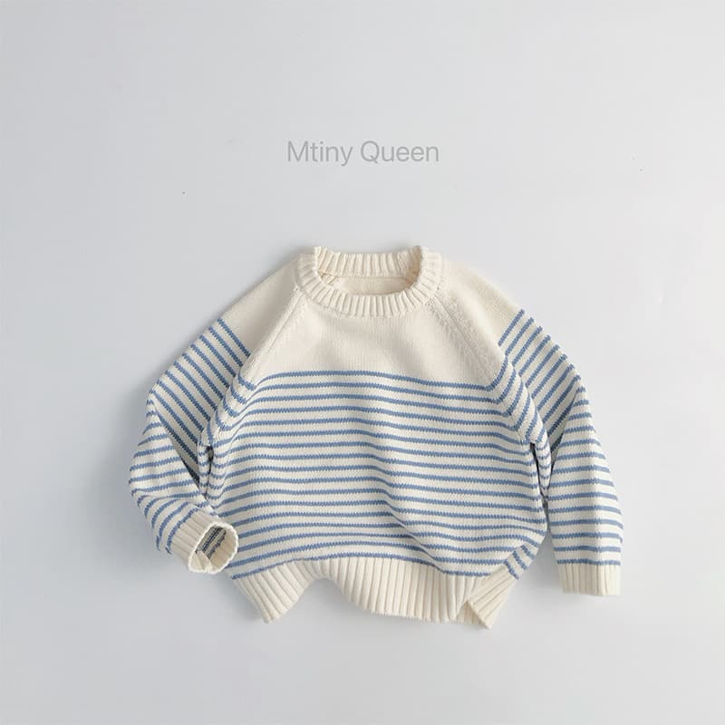 Kids Cotton Sweater Korean Style Loose Striped Knit Cardigan for Toddlers and Children
